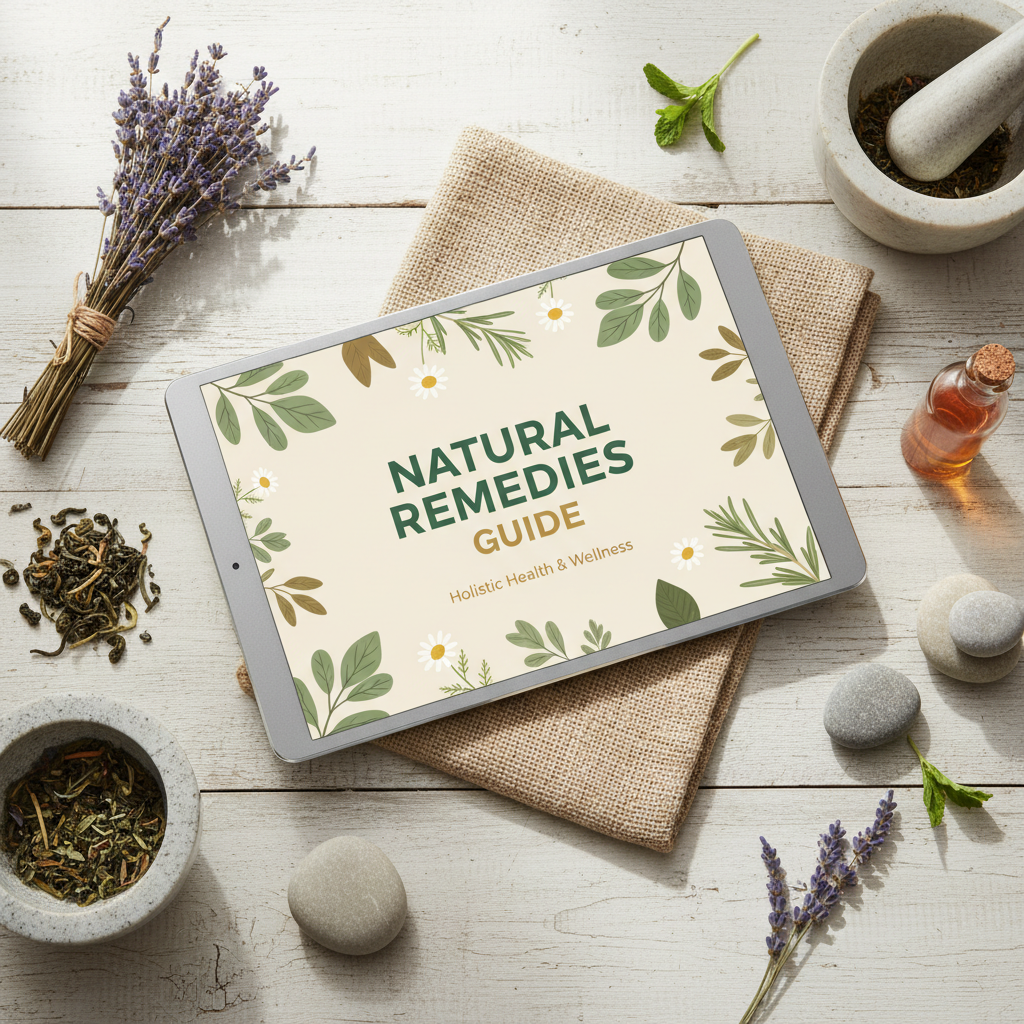 Natural Remedies Guide Mockup