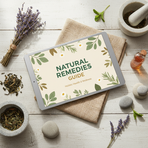 Natural Remedies Guide Mockup